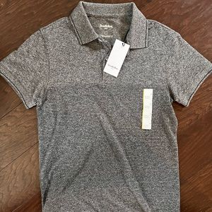 Small NWT gray polo shirt